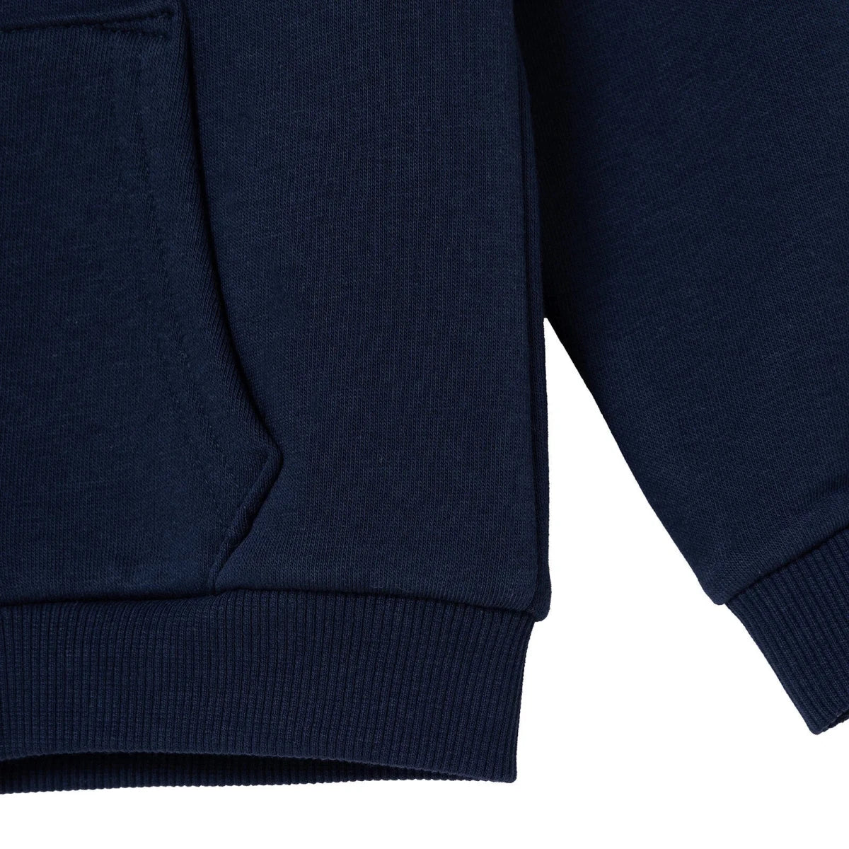 HelloBaby Brushed Back Zip-Through Baby Hoodie with Pockets (6-9 Months to 2-3 Years) - Navy Blue