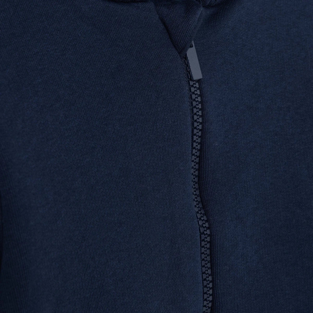 HelloBaby Brushed Back Zip-Through Baby Hoodie with Pockets (6-9 Months to 2-3 Years) - Navy Blue