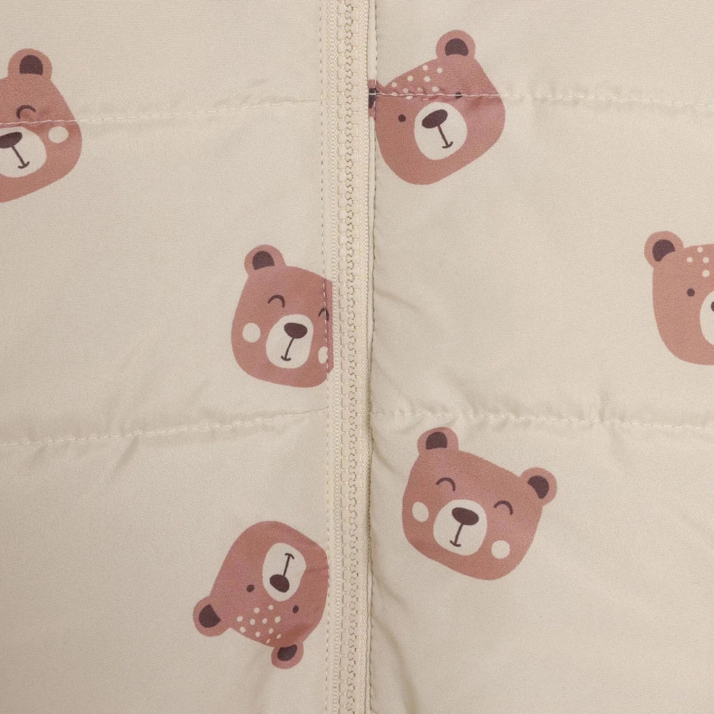 HelloBaby Bear Print Hooded Baby Coat (9-12 Months to 4-5 Years)