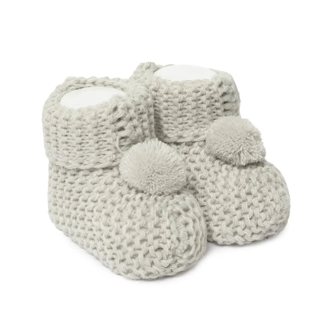 HelloBaby Fine Knit Baby Booties (Newborn to 3 Months)