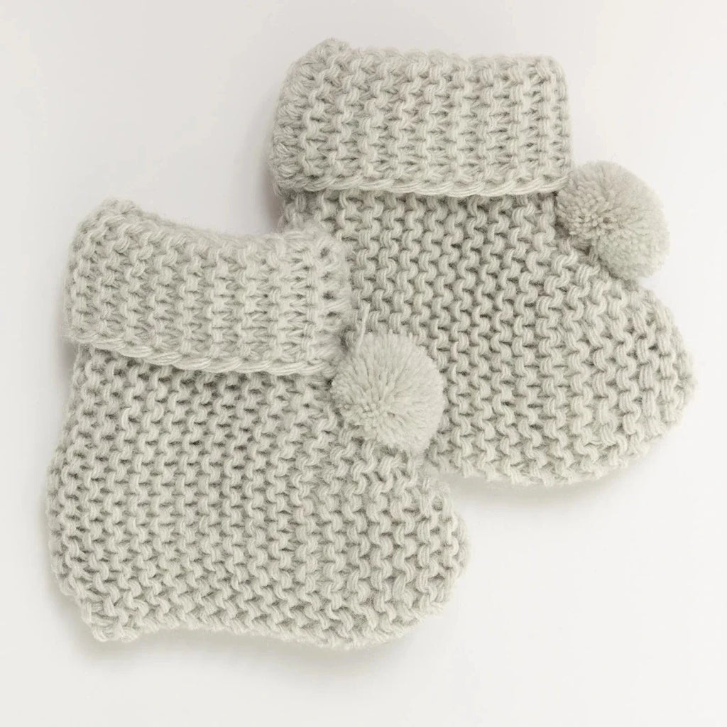 HelloBaby Fine Knit Baby Booties (Newborn to 3 Months)