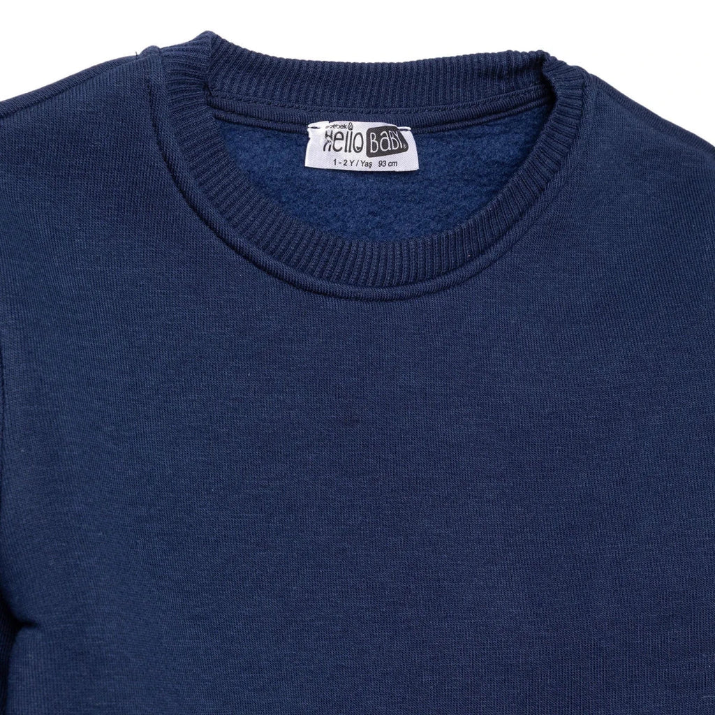 HelloBaby Brushed Back Sweat Baby Sweatshirt (3-6 Months to 4-5 Years)