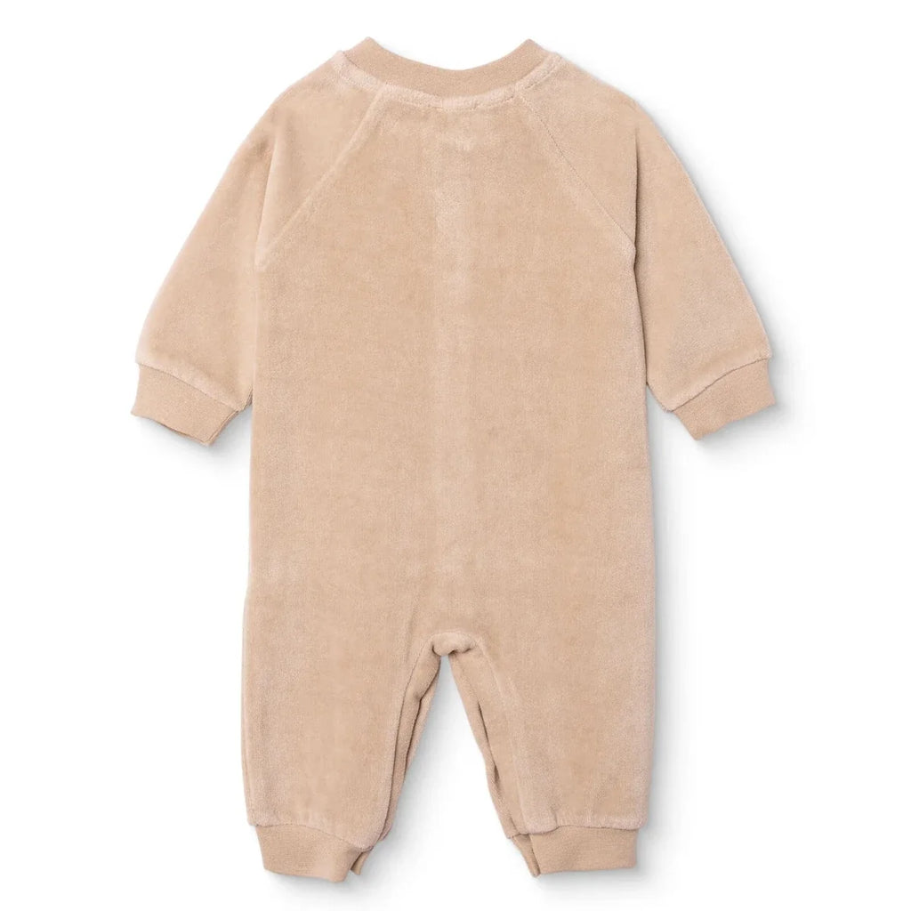 HelloBaby Animal Print Footless Velour Baby Sleepsuit (Newborn to 6-9 Months)