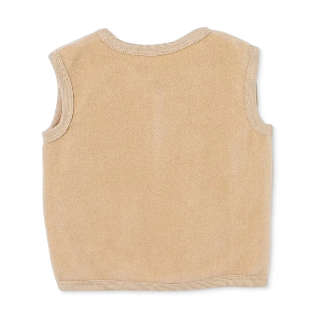 HelloBaby Bear Print Fleece Baby Gilet (1-3 Months to 12 Months)