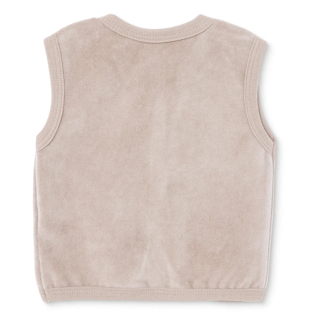 HelloBaby Animal Print Velour Baby Gilet (Newborn to 6-9 Months)