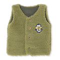 HelloBaby Penguin Print Buttoned Fleece Baby Gilet (1-3 Months to 12 Months)