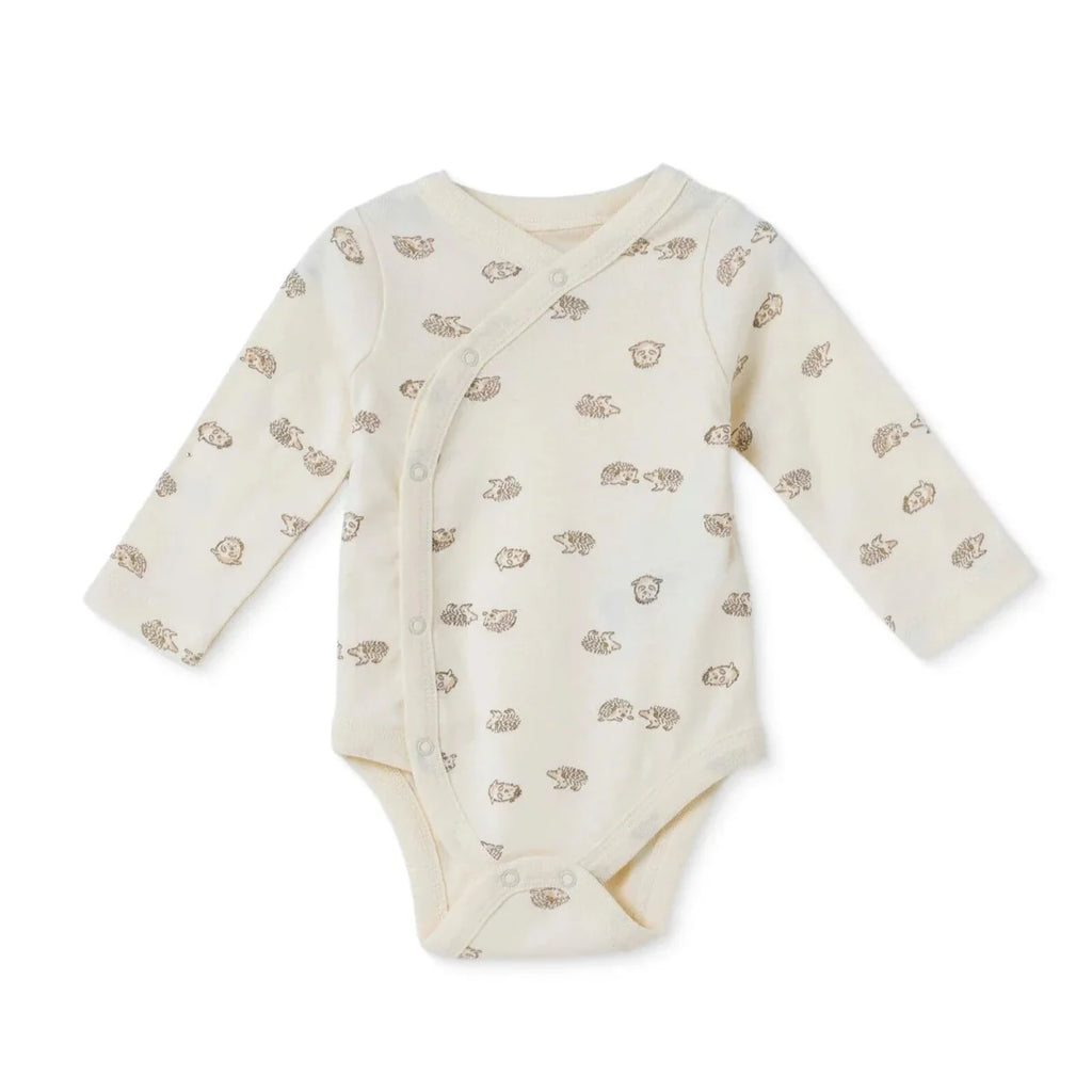 HelloBaby Animal Print Long Sleeve Baby Bodysuit (Newborn to 6-9 Months)