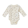 HelloBaby Animal Print Long Sleeve Baby Bodysuit (Newborn to 6-9 Months)