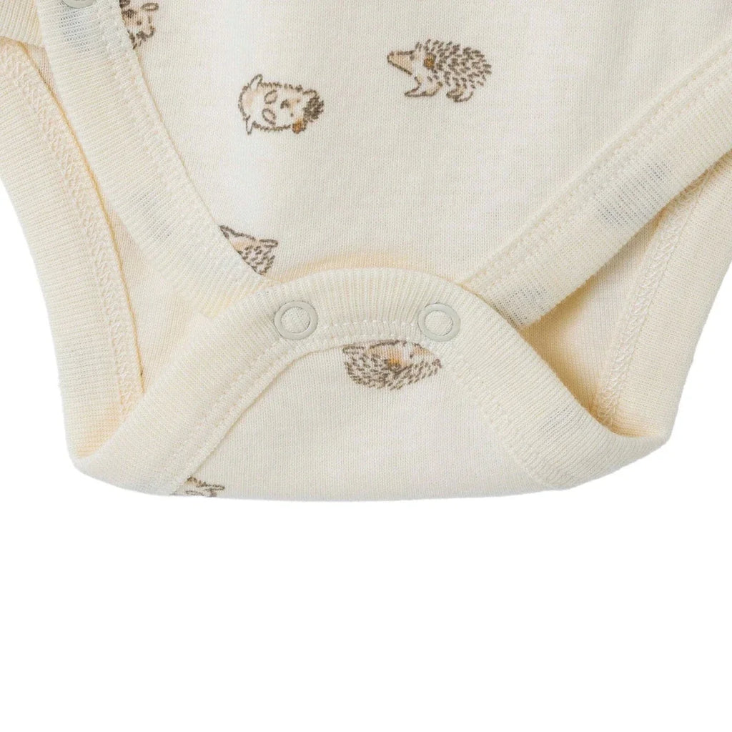 HelloBaby Animal Print Long Sleeve Baby Bodysuit (Newborn to 6-9 Months)