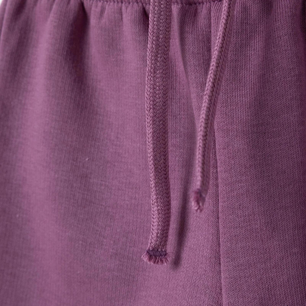 HelloBaby Drawstring Brushed Back Baby Joggers (3-6 Months to 4-5 Years) - Damson