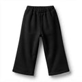 HelloBaby Open Hem Brushed Back Baby Joggers (6-9 Months to 2-3 Years) - Black