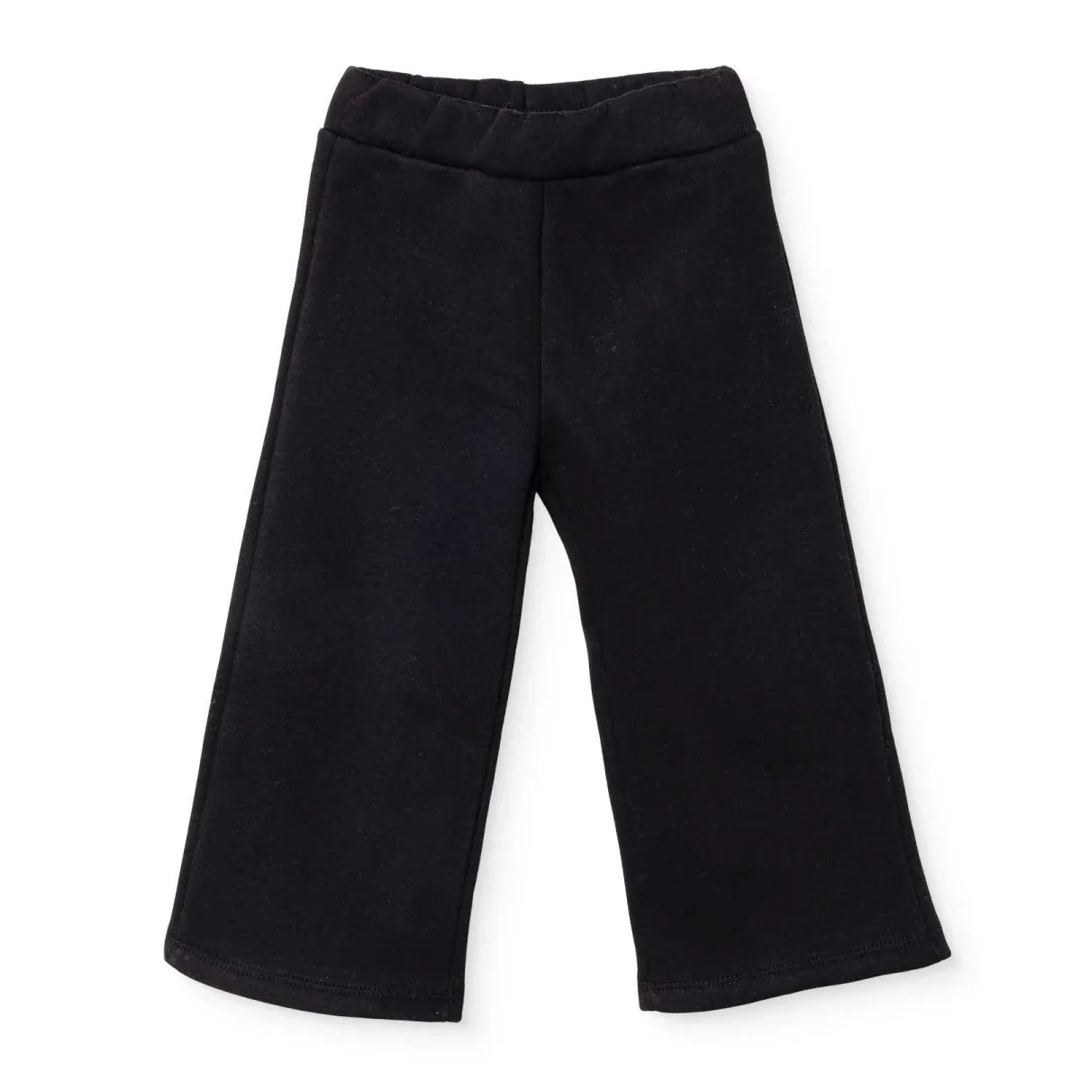 HelloBaby Open Hem Brushed Back Baby Joggers (6-9 Months to 2-3 Years) - Black