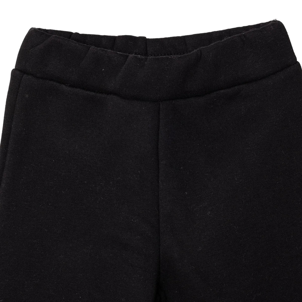 HelloBaby Open Hem Brushed Back Baby Joggers (6-9 Months to 2-3 Years) - Black