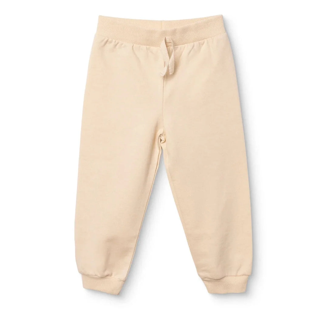 HelloBaby Drawstring Brushed Loopback Baby Joggers (3-6 Months to 4-5 Years) - Ecru