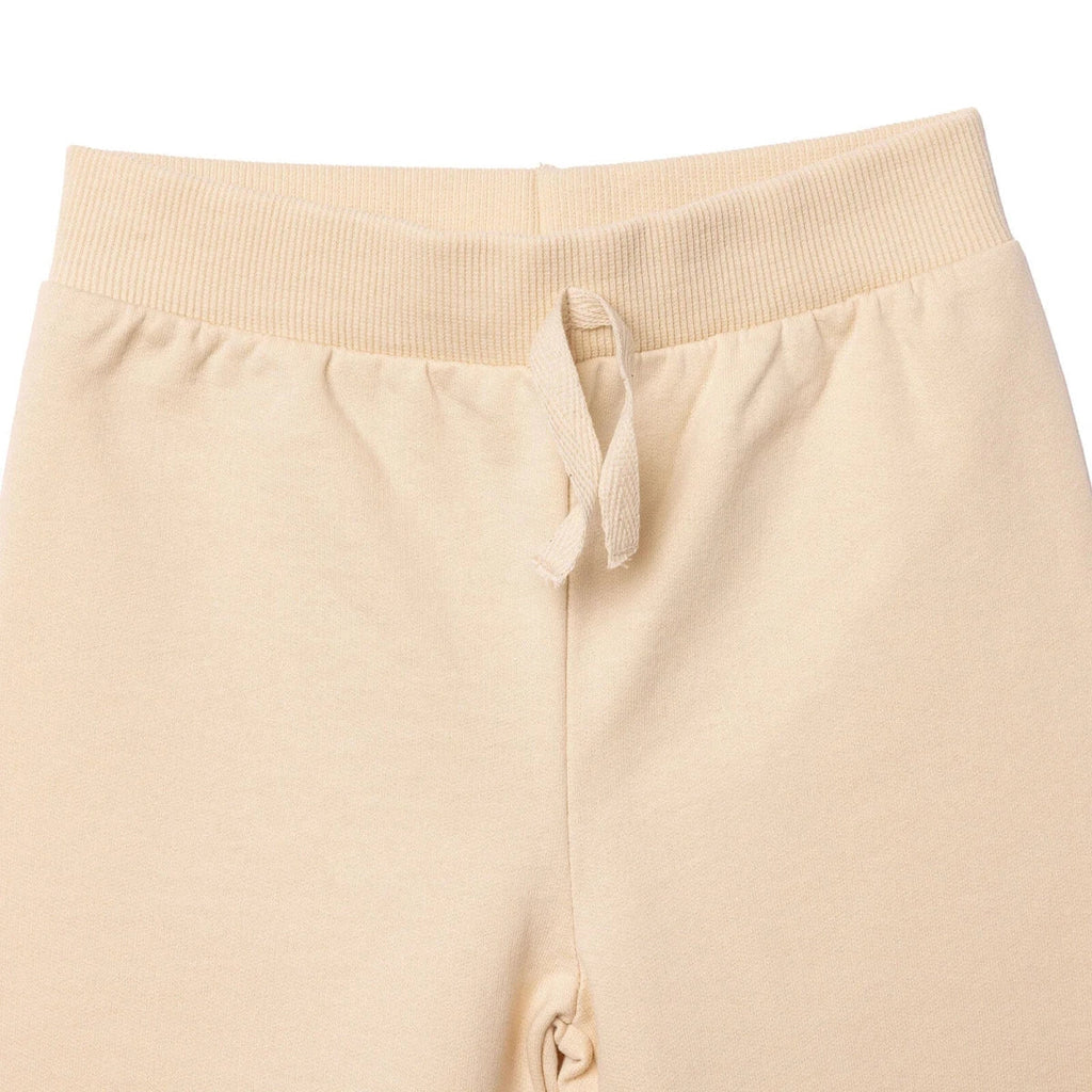 HelloBaby Drawstring Brushed Loopback Baby Joggers (3-6 Months to 4-5 Years) - Ecru