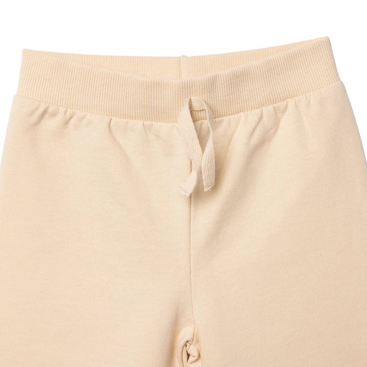 HelloBaby Drawstring Brushed Loopback Baby Joggers (3-6 Months to 4-5 Years) - Ecru