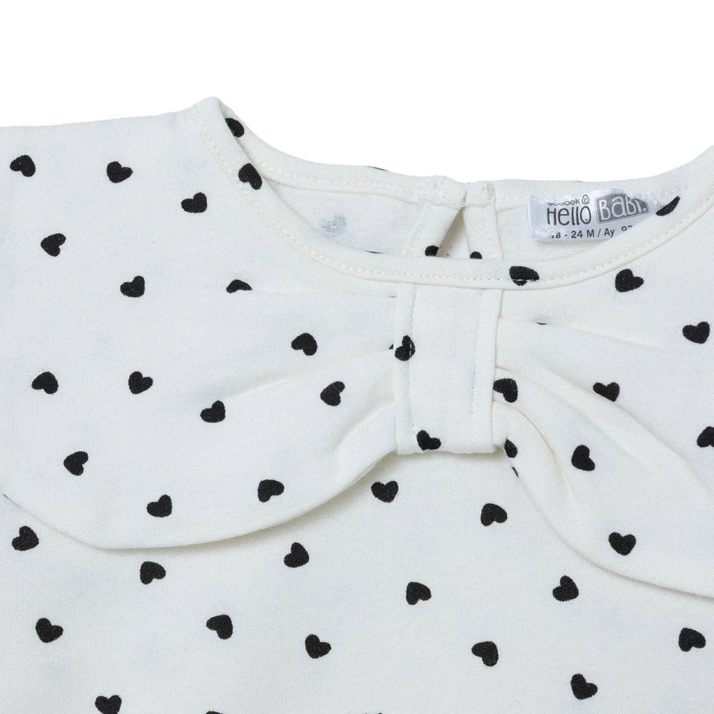 HelloBaby Shaped Neck Long Sleeve Baby Top & Leggings Set (3-6 Months to 4-5 Years)