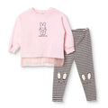 HelloBaby Long Sleeve Baby Top & Leggings Set (3-6 Months to 4-5 Years)