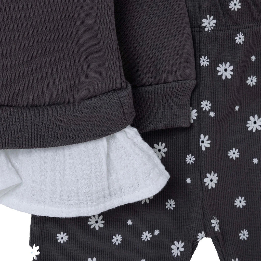 HelloBaby Long Sleeve Baby Top & Leggings Set (3-6 Months to 4-5 Years)