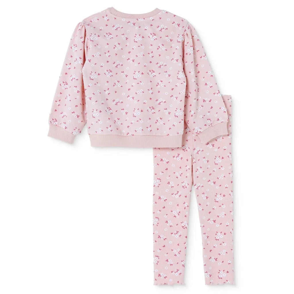 HelloBaby Floral Print Baby Sweatshirt & Leggings Set (3-6 Months to 4-5 Years)