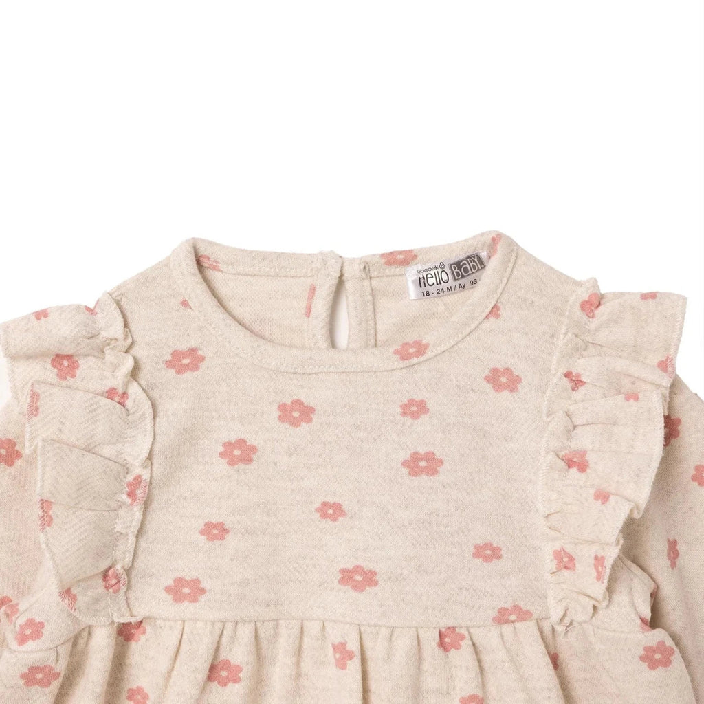 HelloBaby Long Sleeve Baby Dress (3-6 Months to 4-5 Years)