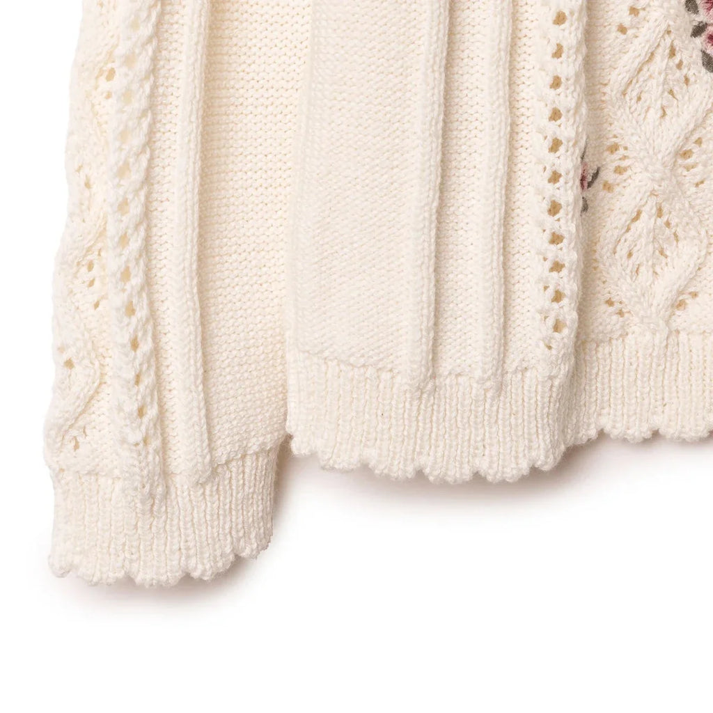 HelloBaby Crew Neck Knitted Baby Cardigan (9-12 Months to 4-5 Years)