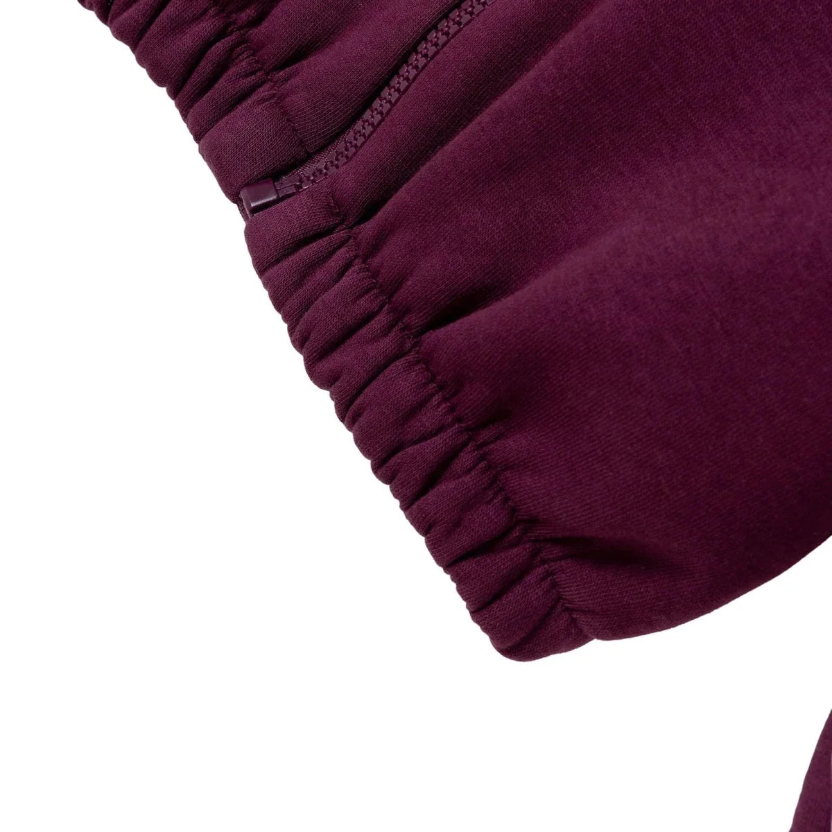HelloBaby Thick Brushed Back Zip-Through Baby Hoodie (3-6 Months to 2-3 Years) - Damson
