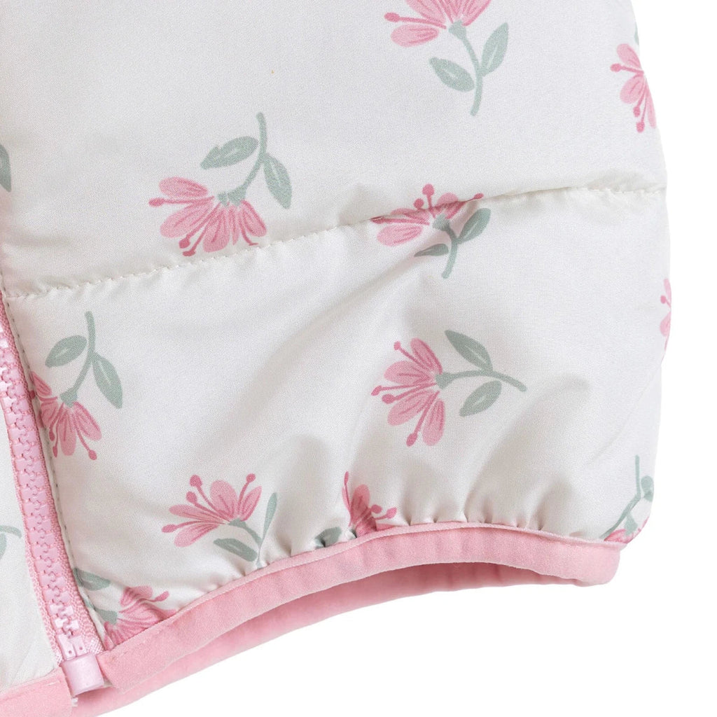 HelloBaby Hooded Floral Print Fleece Baby Jacket (9-12 Months to 4-5 Years)