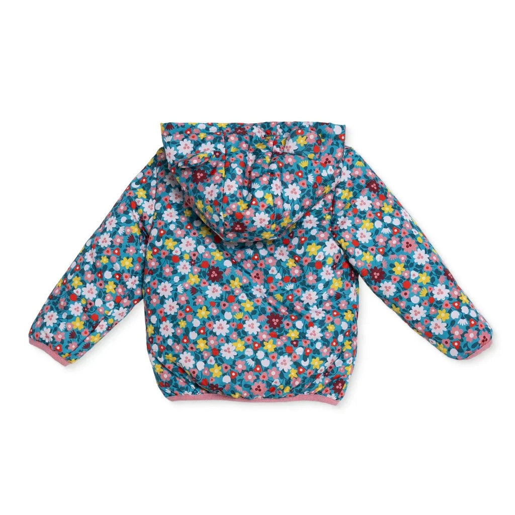 HelloBaby Hooded Floral Print Fleece Baby Jacket (9-12 Months to 4-5 Years)