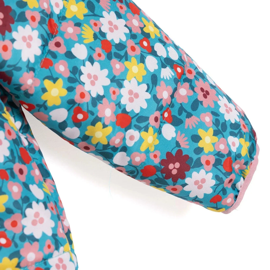 HelloBaby Hooded Floral Print Fleece Baby Jacket (9-12 Months to 4-5 Years)