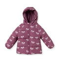 HelloBaby Hooded Bow Print Fleece Baby Jacket (9-12 Months to 4-5 Years) - Pink Printed