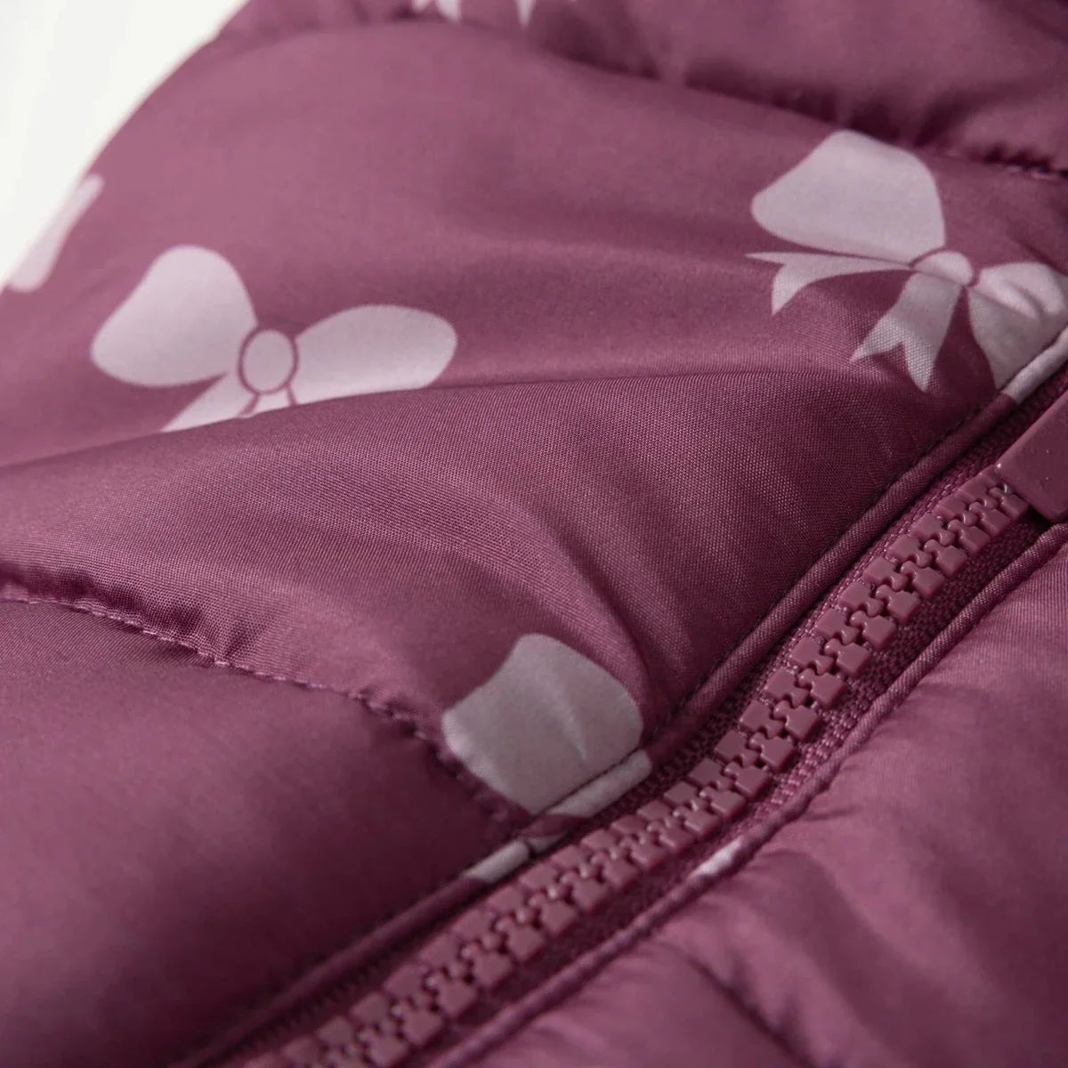 HelloBaby Hooded Bow Print Fleece Baby Jacket (9-12 Months to 4-5 Years) - Pink Printed
