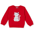 HelloBaby Animal Print Brushed Baby Sweatshirt (3-6 Months to 2-3 Years) - Red