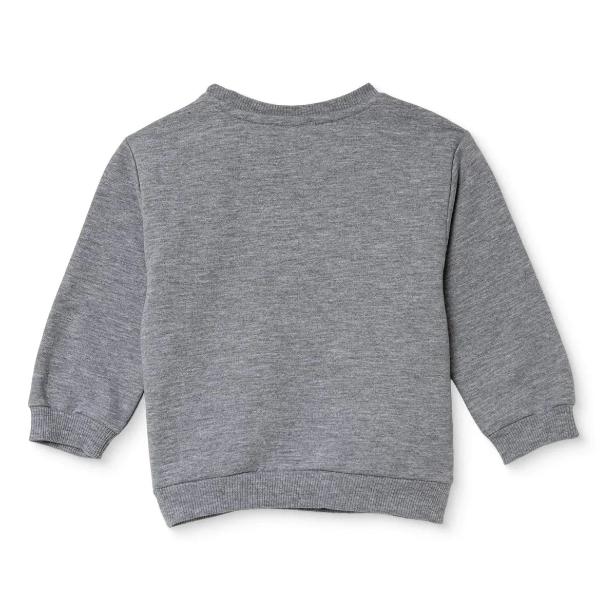 HelloBaby Heart Print Brushed Baby Sweatshirt (3-6 Months to 2-3 Years) - Grey