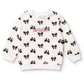 HelloBaby Bow Print Brushed Loopback Baby Sweatshirt (3-6 Months to 4-5 Years)