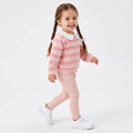 HelloBaby Bear Print Baby Sweatshirt & Leggings Set (3-6 Months to 4-5 Years)
