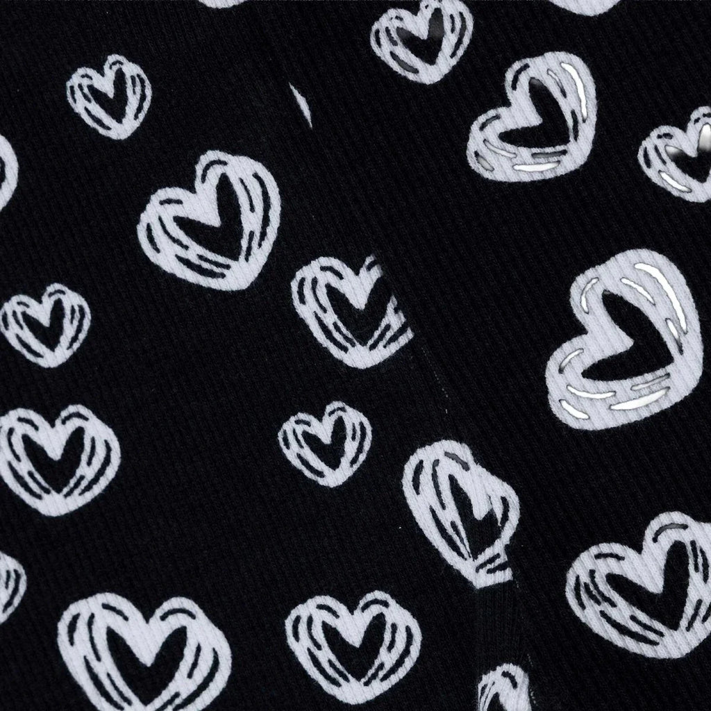 HelloBaby Heart Print Ribbed Baby Leggings (1-3 Months to 12 Months)