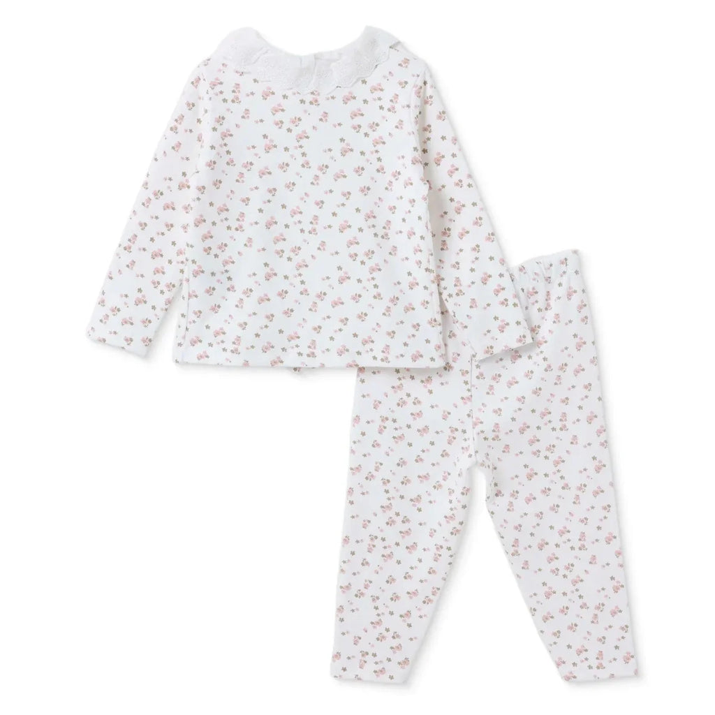 HelloBaby Floral Print Peter Pan Collar Baby Pyjama Set (3-6 Months to 2-3 Years)