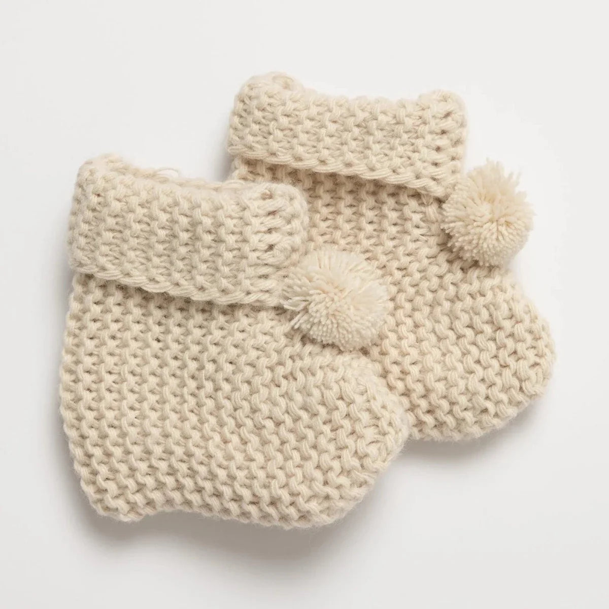 HelloBaby Knitted Baby Booties (Newborn to 3 Months)