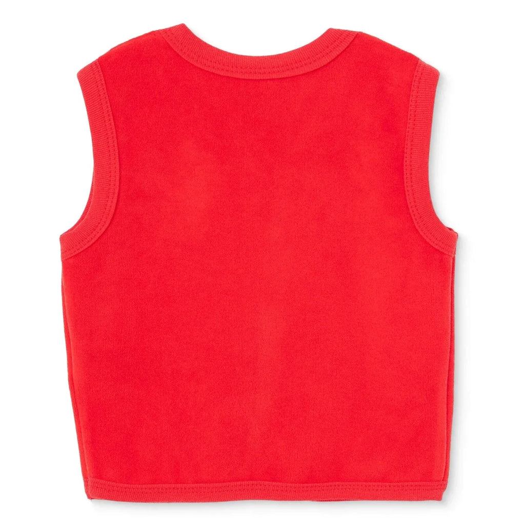 HelloBaby Deer Print Velour Baby Gilet (Newborn to 6-9 Months)
