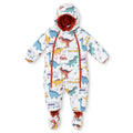 Midimod Dinosaur Print Baby Pramsuit (9-12 Months to 18 Months-2 Years)