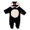 Midimod Animal Print Hooded Soft Fleece Baby Pramsuit (1-3 Months to 12 Months)