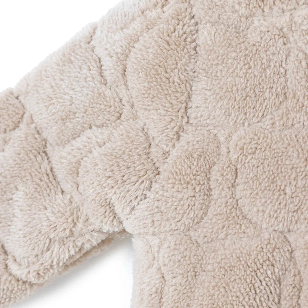 Midimod Animal Print Hooded Fleece Baby Pramsuit (1-3 Months to 12 Months)