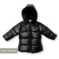 Midimod Water-Repellent Hooded Baby Coat (12 Months to 2-3 Years) - Black