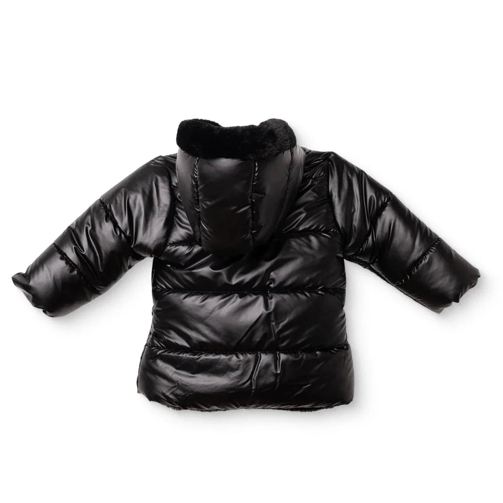 Midimod Water-Repellent Hooded Baby Coat (12 Months to 2-3 Years) - Black