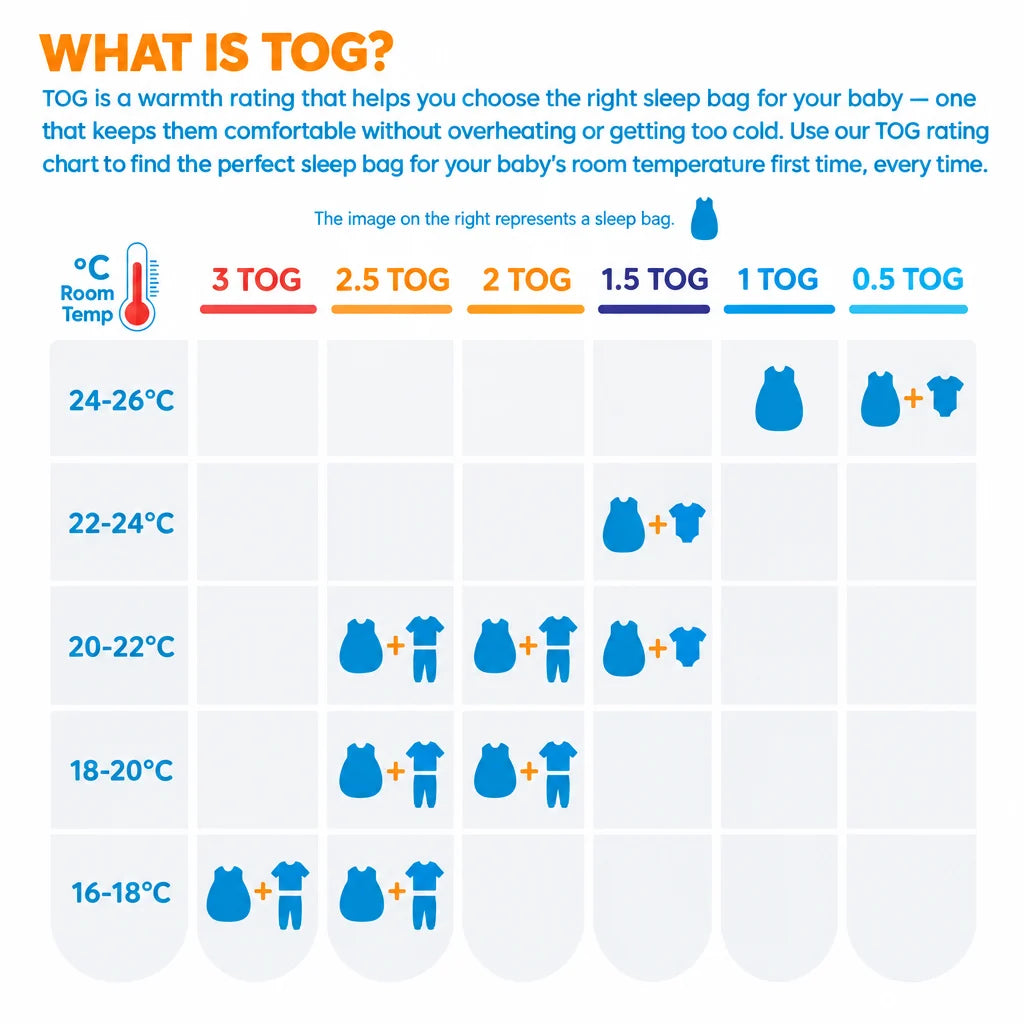 Messido 1 Tog Baby Sleep Bag with Legs (9-12 Months to 3-4 Years)