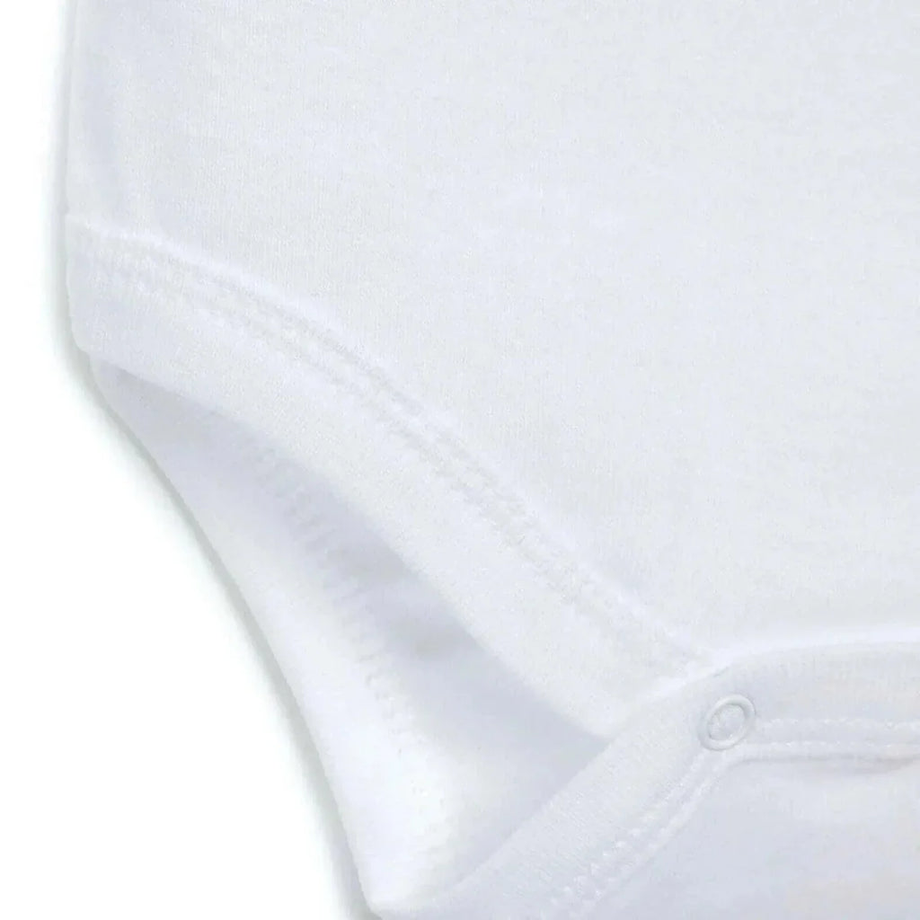 HelloBaby Unisex White Short Sleeve Bodysuits 12 Pack - White