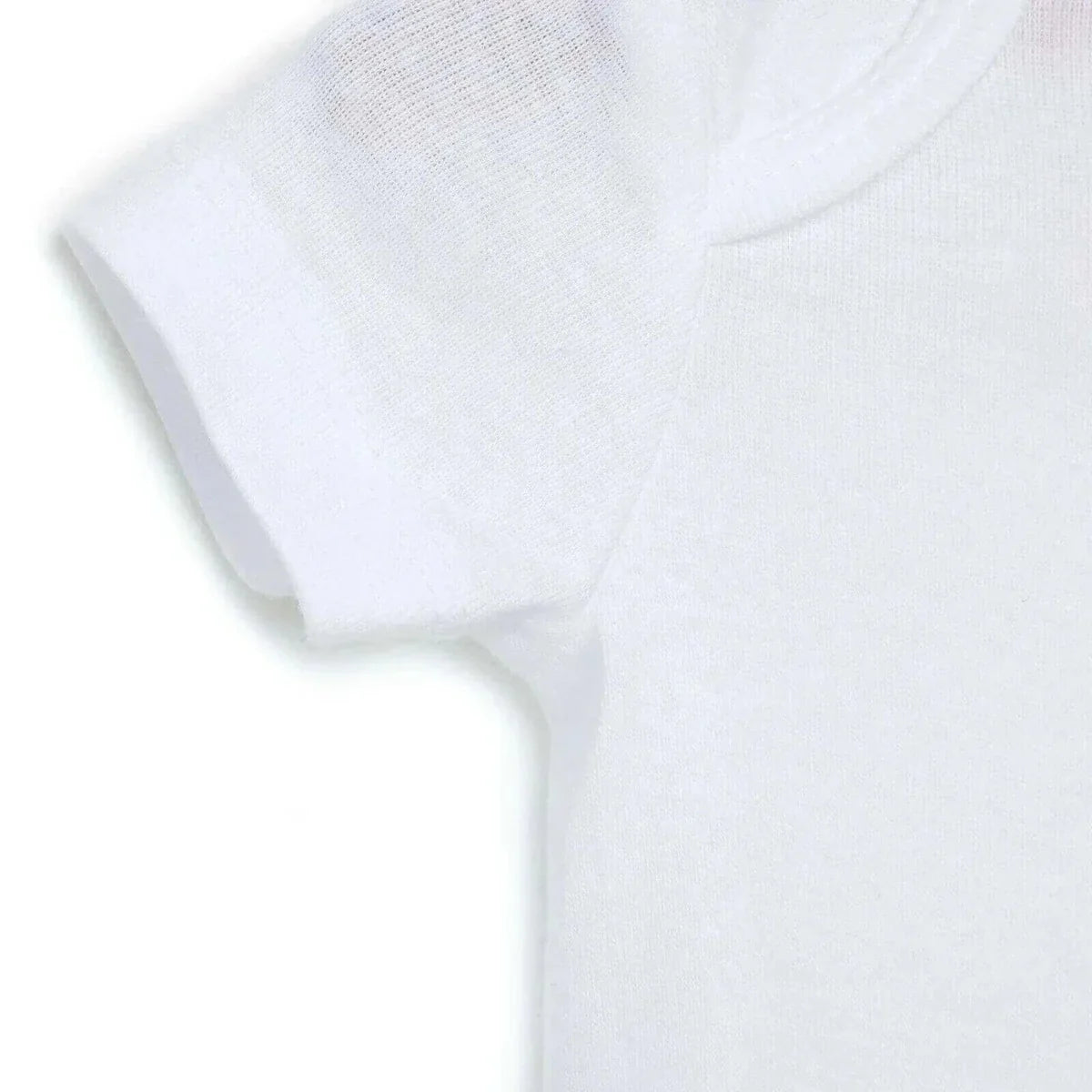 HelloBaby Unisex White Short Sleeve Bodysuits 12 Pack - White