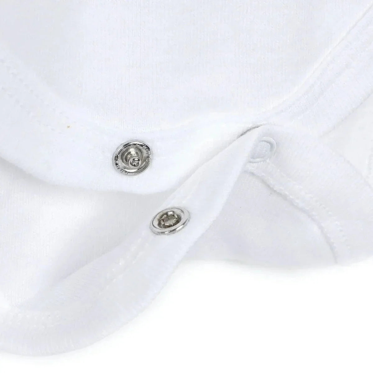 HelloBaby Unisex White Strappy Bodysuits 12 Pack - White