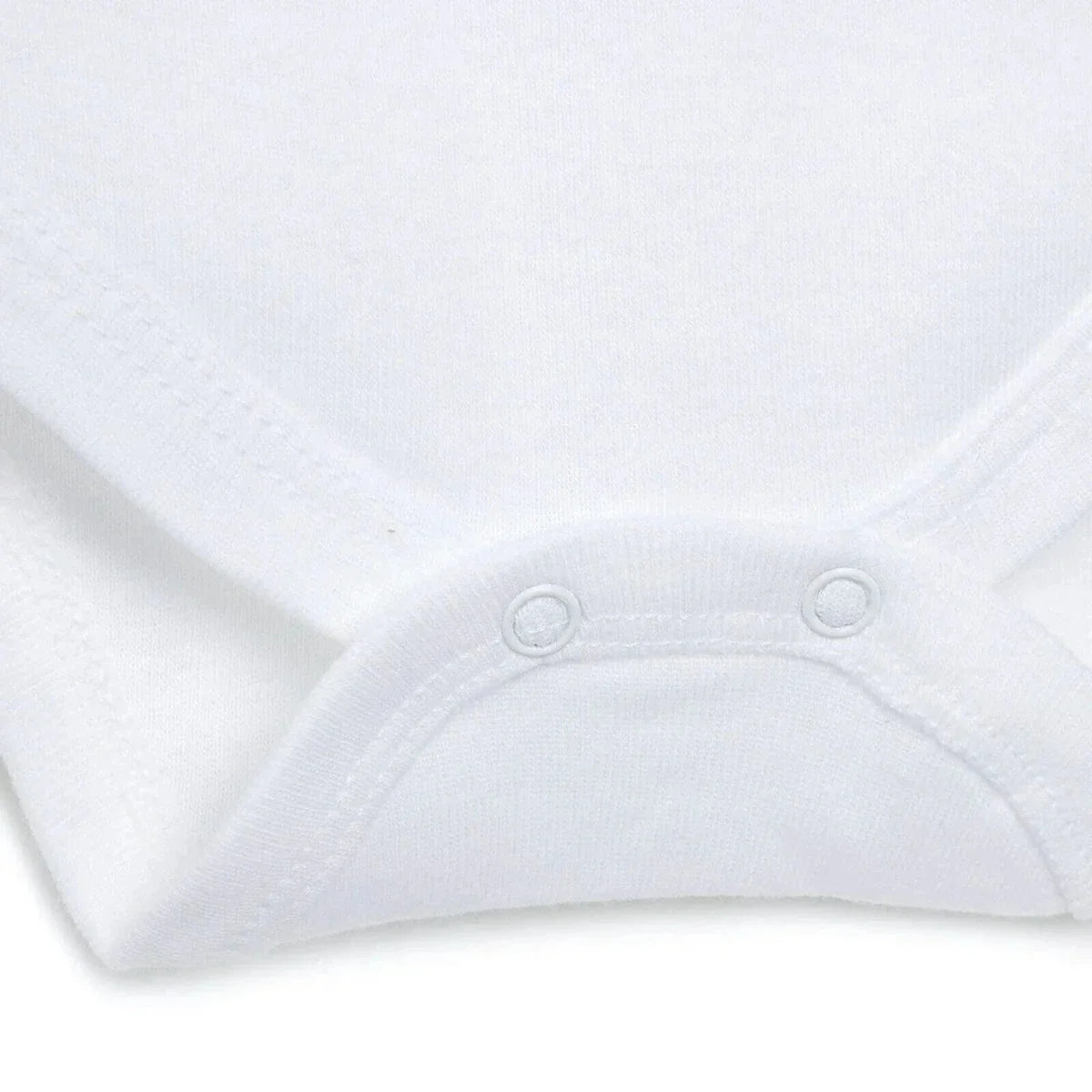 HelloBaby Unisex White Strappy Bodysuits 12 Pack - White